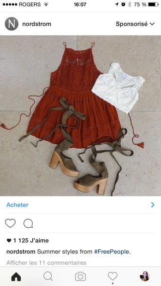 Publicité Nordstorm Publicité Nordstorm