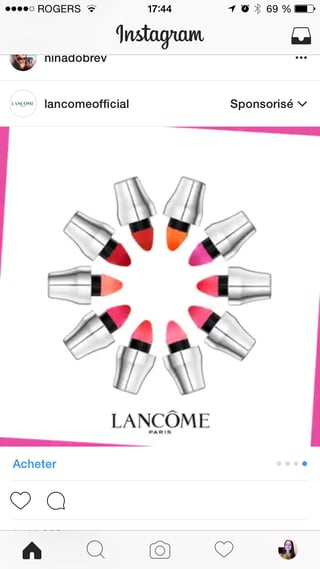 Publicité Lancome Publicité Lancome