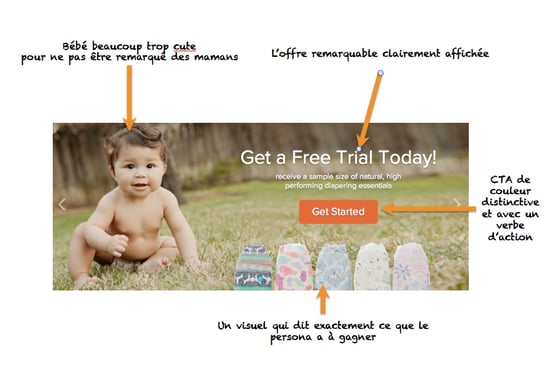 exemple de meilleure pratique d'appel à l'action
