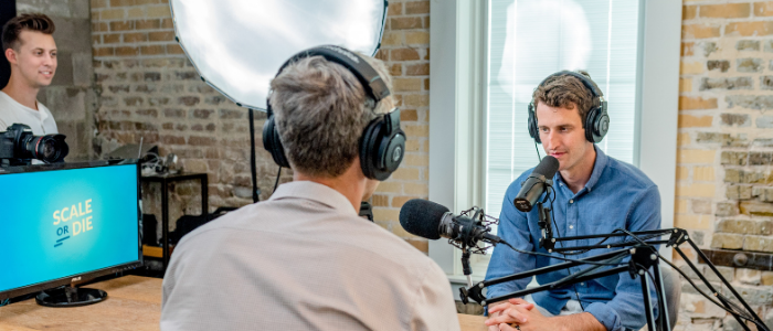 Invités à un podcast