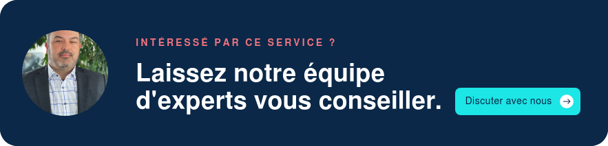 Intéressé par ce service ? Laissez notre équipe d'experts vous conseiller. Discuter avec nous
