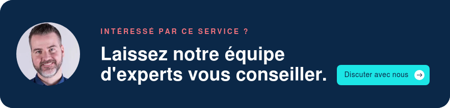 &nbsp;  Intéressé par ce service ? Laissez notre équipe d'experts vous conseiller. Discuter avec nous &nbsp;
