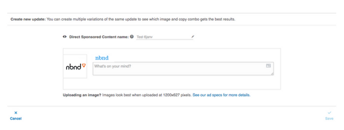 Créer une annonce sur Linkedin ads Créer une annonce sur Linkedin ads